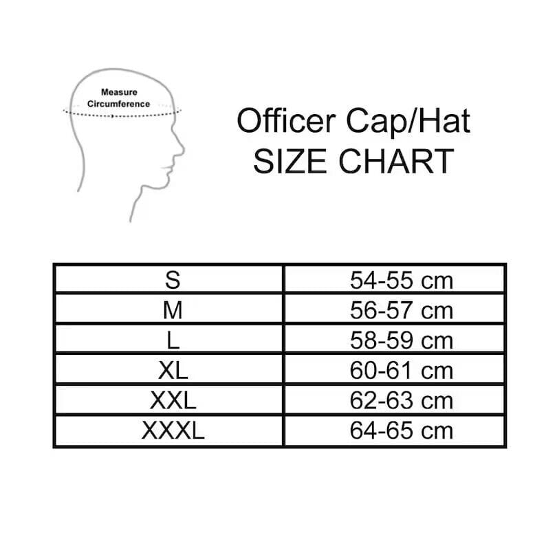 RIAZ IMPEX MASONIC REGALIA Replica Captain's Hat, Skipper's Hat, Yachting Hat Black
