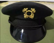 Replica Captain's Hat, Skipper's Hat, Yachting Hat Black