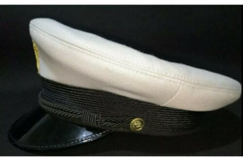 RIAZ IMPEX MASONIC REGALIA Replica Captain's Hat, Skipper's Hat, Yachting Hat White - Copy