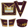 95th Degree Memphis Misraim Regalia Set – Maroon Hand Embroidery