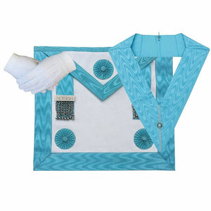 Riaz Impex Masonic Regalia Sets Master Mason Craft Regalia Set – MM Apron, Officer Collar and Glove