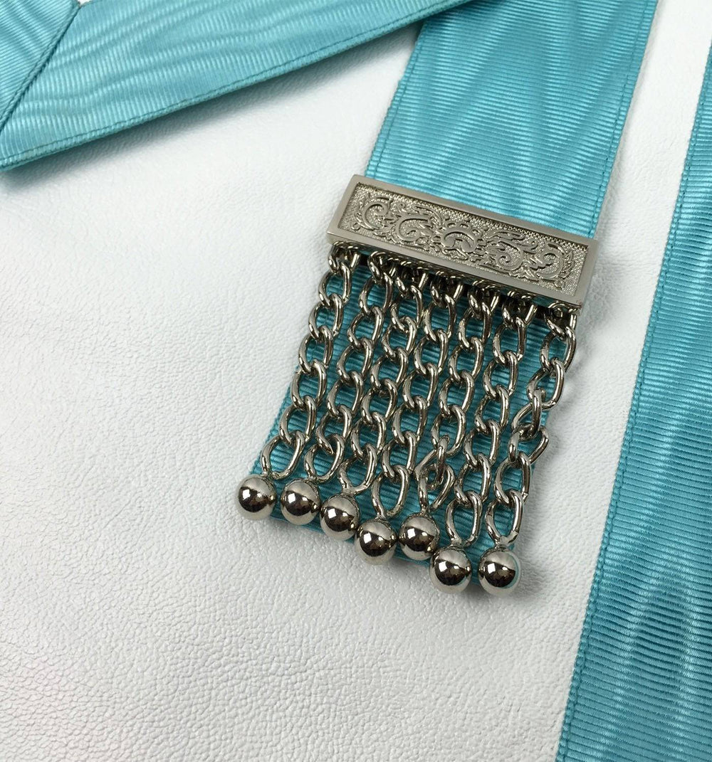 Riaz Impex Masonic Regalia Sets Worshipful Master Craft Regalia Set – WM Apron, Past Master Collar & Glove