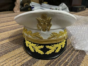 RIAZ IMPEX MASONIC REGALIA U.S. Army General Hat White Top All Sizes