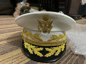 RIAZ IMPEX MASONIC REGALIA U.S. Army General Hat White Top All Sizes