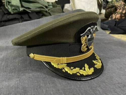 RIAZ IMPEX MASONIC REGALIA U.S. Navy senior officer Hat Cap Reproduction High Quality GREEN Clour