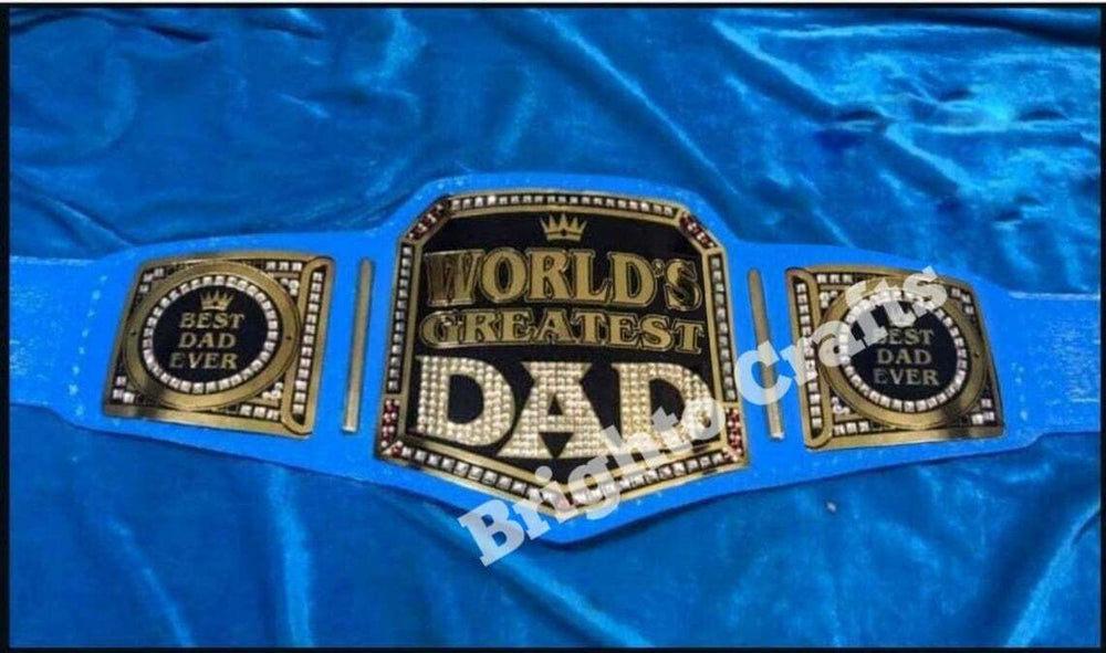 RIAZ IMPEX MASONIC REGALIA WORLD GREATEST DAD Wrestling Belt - gift for father / FATHER day
