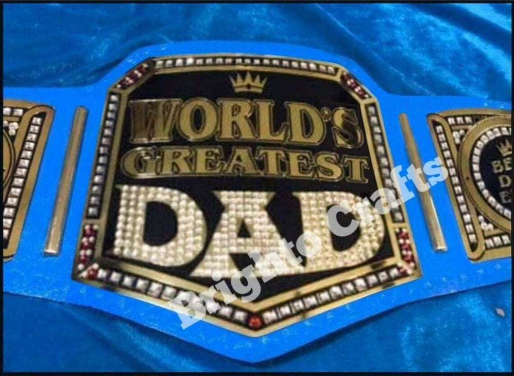 RIAZ IMPEX MASONIC REGALIA WORLD GREATEST DAD Wrestling Belt - gift for father / FATHER day