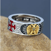 32nd Degree Scottish Rite Sterling Silver Ring – Eagle Options