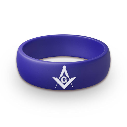 Riaz Impex Masonic Rings 6 / Blue Master Mason Silicone Rings – Set of Two