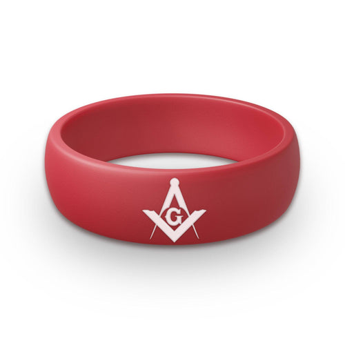 Riaz Impex Masonic Rings 6 / Red Master Mason Silicone Rings – Set of Two