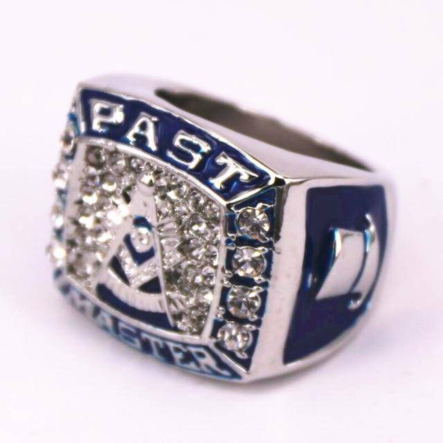 Riaz Impex Masonic Rings 7 / Ring Only Past Master Zirconia Ring – Presentation Options