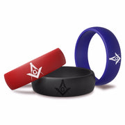 Master Mason Silicone Rings – Set of Two