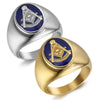 Past Master Oval Blue Ring