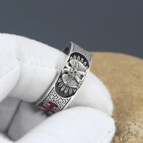 Riaz Impex Masonic Rings Sterling Silver Eagle / 7 32nd Degree Scottish Rite Sterling Silver Ring – Eagle Options