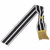 English Knights Templar Sash – Black and White Moire