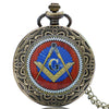 Masonic Quartz Pocket Watch – Bronze Look