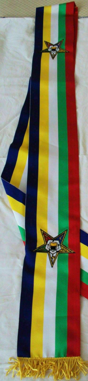 RIAZ IMPEX Wrestling Belts EMBROIDERED FIVE POINT OES SASH