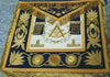 Masonic Grand Master Apron Blue & Gold Hand Embroidered