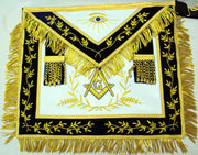 Masonic Blue Lodge Master Mason Apron Hand Embroidered