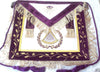 Masonic Grand Master Apron Gold Bullion Purple Velvet