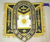 Masonic Grand Master Apron Hand Embroidered, Chain Collar – Purple Velvet