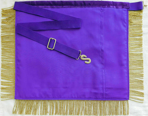 RIAZ IMPEX Wrestling Belts MASONIC COUNCIL PAST ILLUSTRIOUS MASTER APRON PIM HAND EMBROIDERED