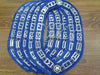 Masonic Blue Lodge Officer Silver Metal Chain Collars – Set of 5