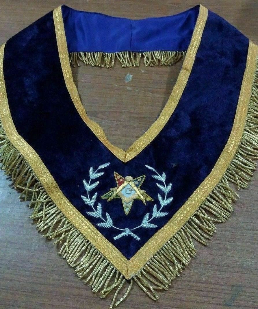 RIAZ IMPEX Wrestling Belts MASONIC REGALIA GRAND PATRON APRON SET COLLAR & CUFF'S MATCHING PURPLE velvet