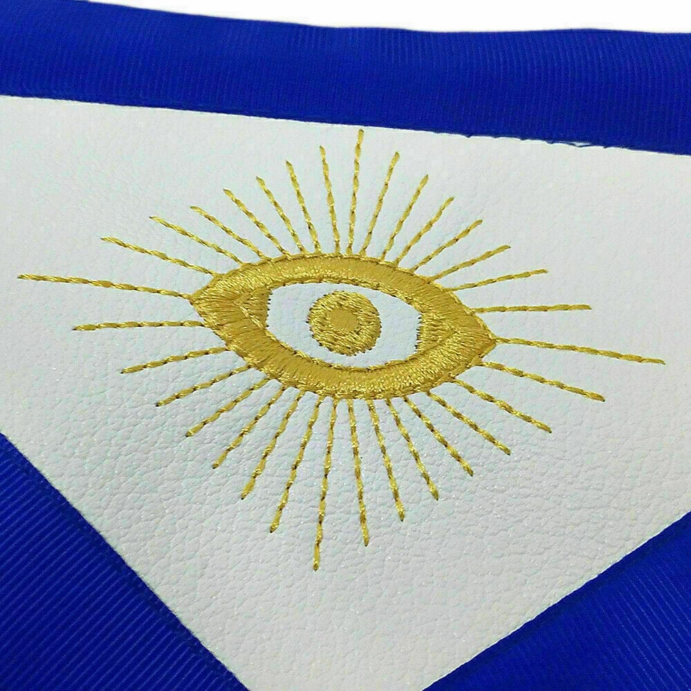 RIAZ IMPEX Wrestling Belts Masonic Regalia Past Master Apron Embroidered Compass Square Set of 12 Aprons