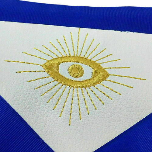 RIAZ IMPEX Wrestling Belts Masonic Regalia Past Master Apron Embroidered Compass Square Set of 12 Aprons