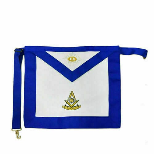 RIAZ IMPEX Wrestling Belts Masonic Regalia Past Master Apron Embroidered Compass Square Set of 12 Aprons