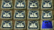 Masonic Blue Lodge Officer Aprons – Set of 11