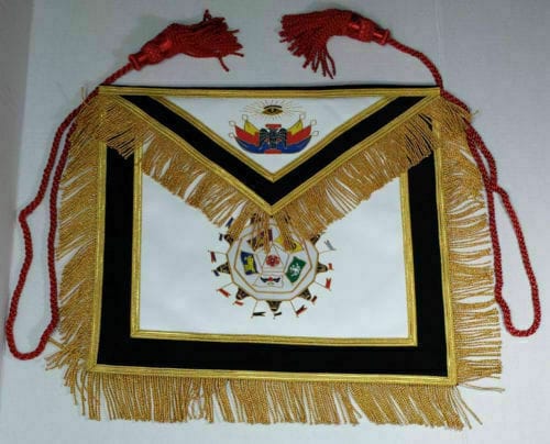 RIAZ IMPEX Wrestling Belts NEW MASONIC REGALIA SCOTTISH RITE 32 DEGREE APRON HAND MADE BEST QUALITY