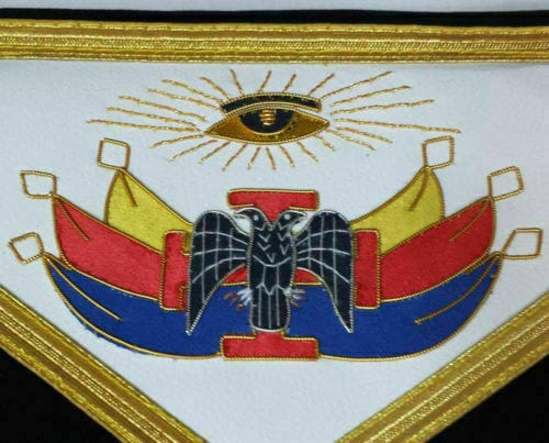 RIAZ IMPEX Wrestling Belts NEW MASONIC REGALIA SCOTTISH RITE 32 DEGREE APRON HAND MADE BEST QUALITY