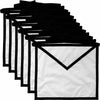Masonic White Cotton Duck Cloth Funeral Aprons – Set of 6