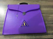Masonic Royal & Select Purple Apron and Chain Collar Case Deluxe