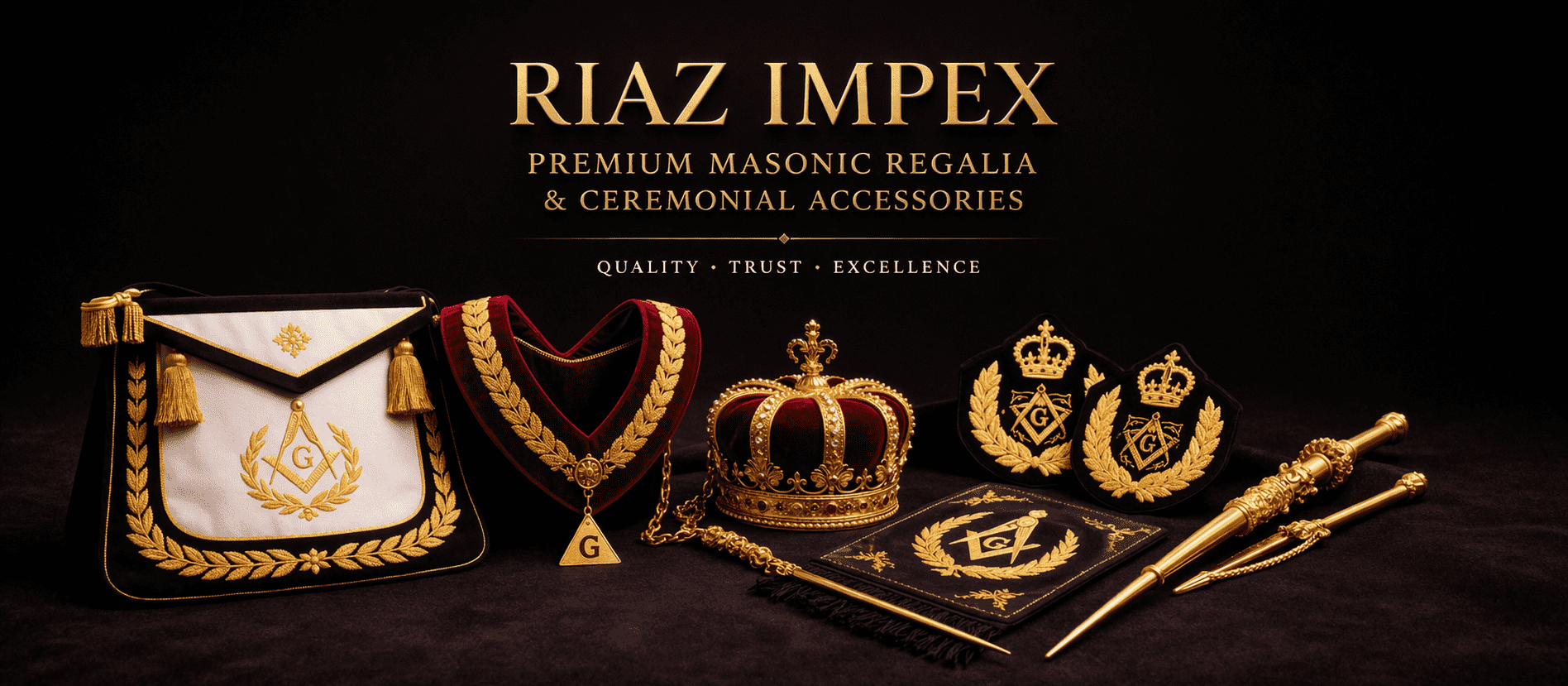 Custom Masonic Regalia & Bespoke Orders | RIAZ IMPEX – RIAZ IMPEX