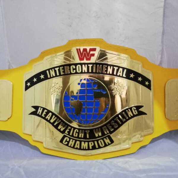 WWF Intercontinental Heavyweight Wrestling Championship Belt Unisex ...